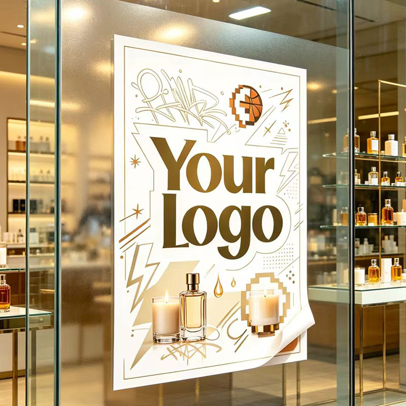 Perfume Fragrance Shop - Sticker op maat van 100 cm,