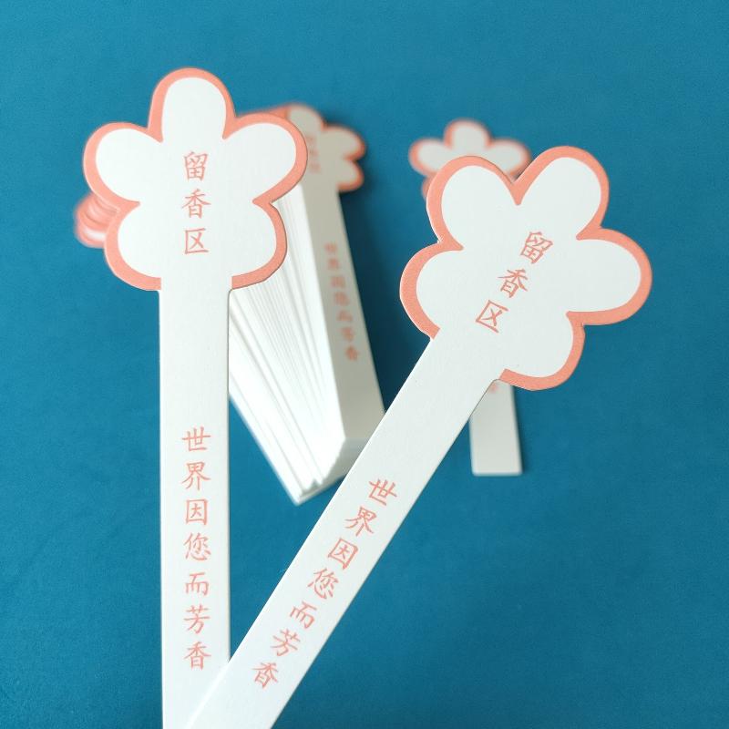 Perfume Fragrance Tester - 10 Vellen Bloemvormige Parfumteststrips Met Lege