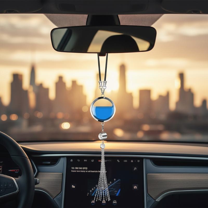Perfume Fragrance One - Een metalen autodecoratiehanger, lege fles parfum