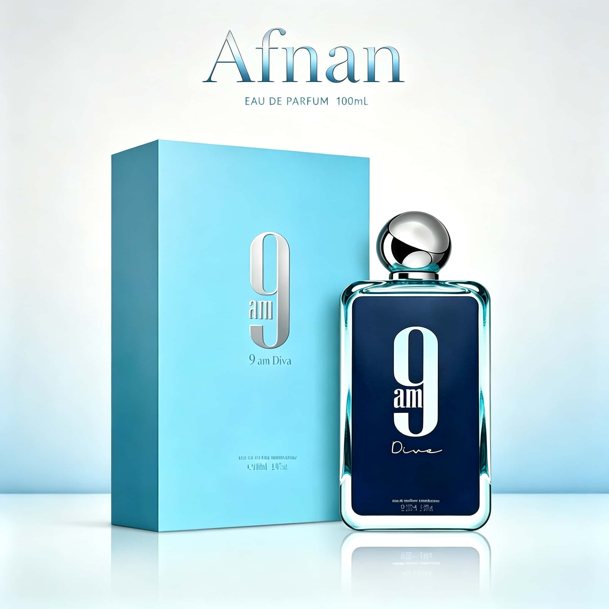Perfume Fragrance Bottle - Afnan 9am Diva EDP 100ml Unisex